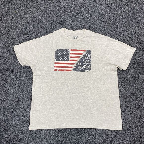 Howitzer T Shirt Mens USA We The People Print Graphic Logo Shirt Size 2XL XXL - Picture 1 of 7